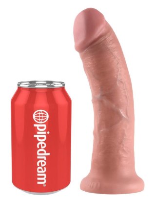 King Cock 8 inch Skin-coloured - Realistyczne dildo cyberskóra