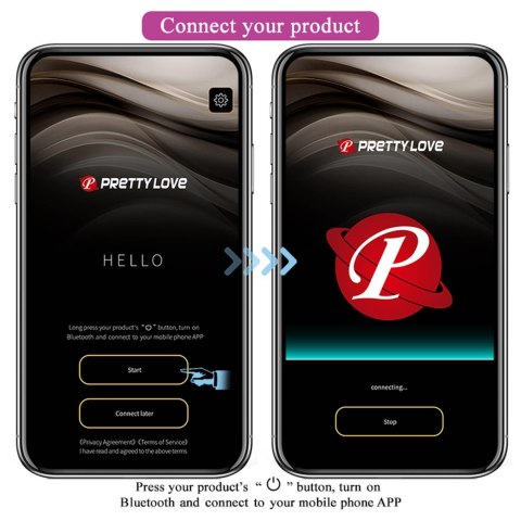 PRETTY LOVE - Baird, 12 functions Mobile APP Long-distance Control - wibrator punktu G