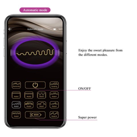 PRETTY LOVE - Baird, 12 functions Mobile APP Long-distance Control - wibrator punktu G