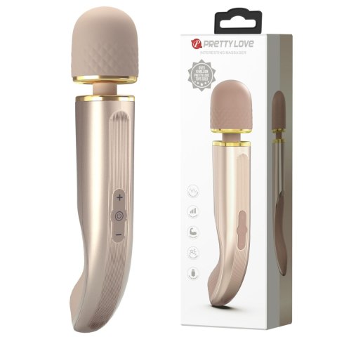 PRETTY LOVE - Interesting Massager Gold - wibrator Wand