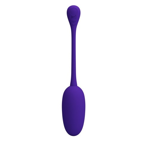 PRETTY LOVE - KNUCKER Purple, 12 vibration functions Memory function - wibrator jajeczko