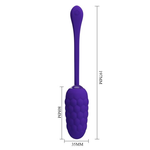 PRETTY LOVE - MARINA EGG Purple 12 vibration functions - wibrator jajeczko