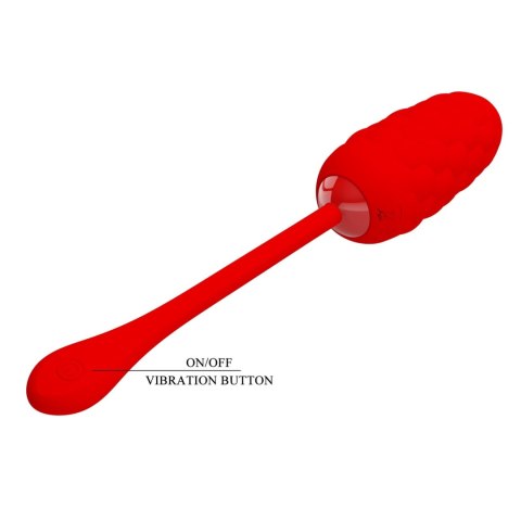 PRETTY LOVE - MARINA EGG Red 12 vibration functions - wibrator jajeczko