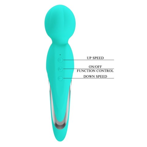 PRETTY LOVE - WALTER GREEN 7 function vibrations - wibrator Wand