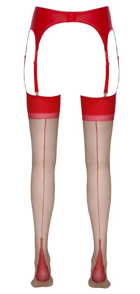 Stockings skin/red 4