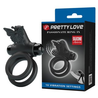 PRETTE LOVE - PASSIONATE RING IX - Wibrujący pierścień na penisa