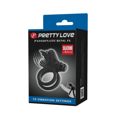 PRETTE LOVE - PASSIONATE RING IX - Wibrujący pierścień na penisa