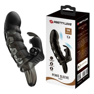 PRETTY LOVE -Cuper PENIS SLEEVE, 10 vibration functions - Nakładka na penisa