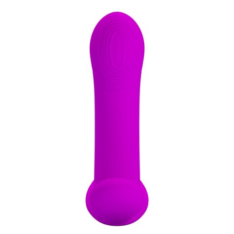 PRETTY LOVE - Geri Purple, 12  functions 3 licking settings Wireless remote control - wibrator punktu G