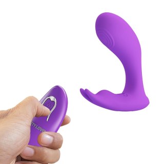 PRETTY LOVE - Idabelle Purple, 12  functions 12 pulse wave settings Wireless remote control - wibrator punktu G