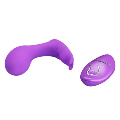 PRETTY LOVE - Idabelle Purple, 12  functions 12 pulse wave settings Wireless remote control - wibrator punktu G