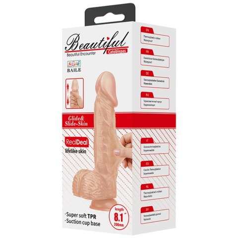 BAILE-Beautiful Catoblepas 8.1"""" - Realistyczne dildo na przyssawce