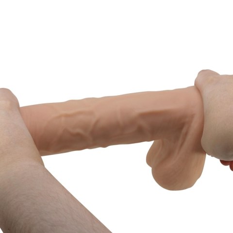 BAILE - Sliding Skin 10,2'' Flesh Suction base Bendable TPR - Realistyczne dildo na przyssawce