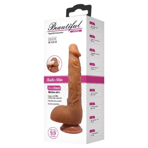 BAILE - JASON, Suction base - Realistyczne dildo na przyssawce