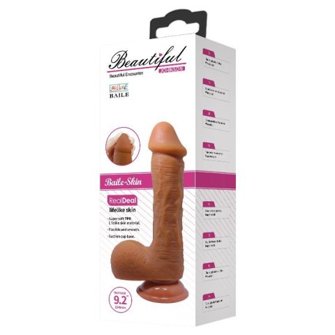 BAILE - JOHNSON, Suction base - Realistyczne dildo na przyssawce