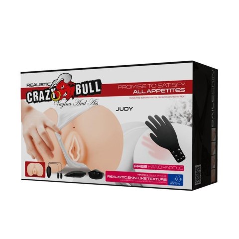 CRAZY BULL - Judy Vibrating - Sztuczna pochwa