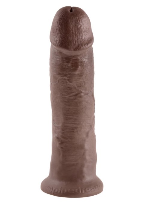 Cock 10 Inch Brown skin tone - Realistyczne dildo na przyssawce