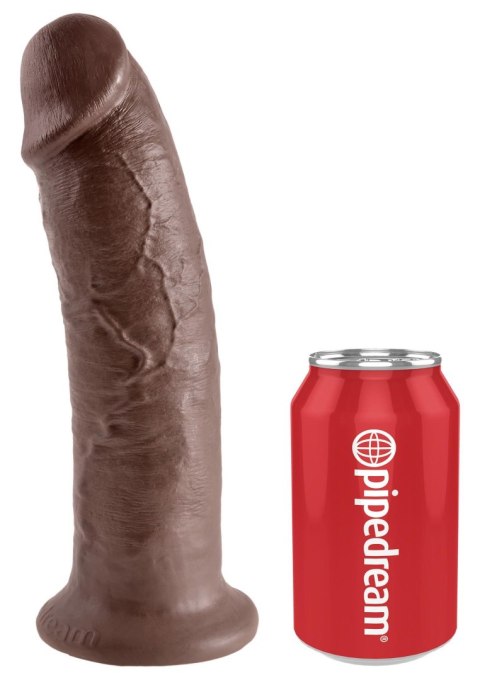 Cock 10 Inch Brown skin tone - Realistyczne dildo na przyssawce