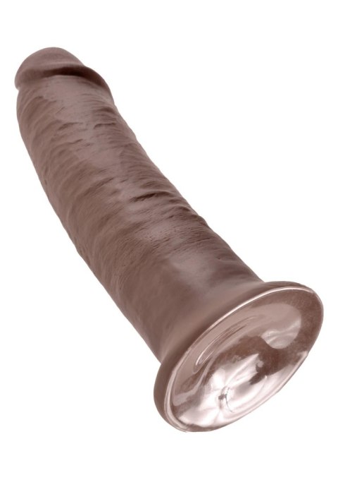 Cock 10 Inch Brown skin tone - Realistyczne dildo na przyssawce