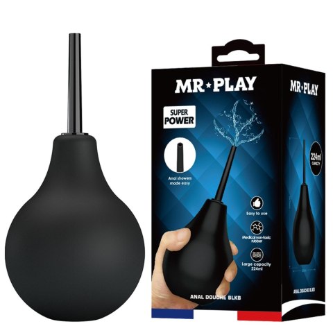 MR PLAY - ANAL DOUCHE BLKC (224 ml) - Gruszka do lewatywy