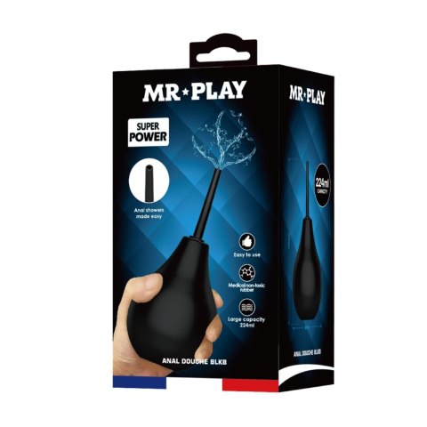 MR PLAY - ANAL DOUCHE BLKC (224 ml) - Gruszka do lewatywy