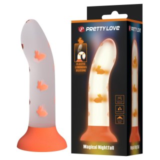 PRETTY LOVE - Magical Nightfall, Luminous Suction base - dildo analne