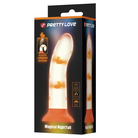 PRETTY LOVE - Magical Nightfall, Luminous Suction base - dildo analne