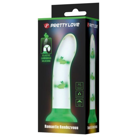 PRETTY LOVE - Romantic Rendezvous, Luminous Suction base - dildo analne