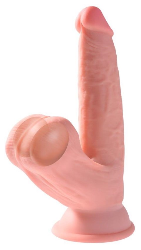 6in. TDC With Swinging Balls - Realistyczne dildo cyberskóra