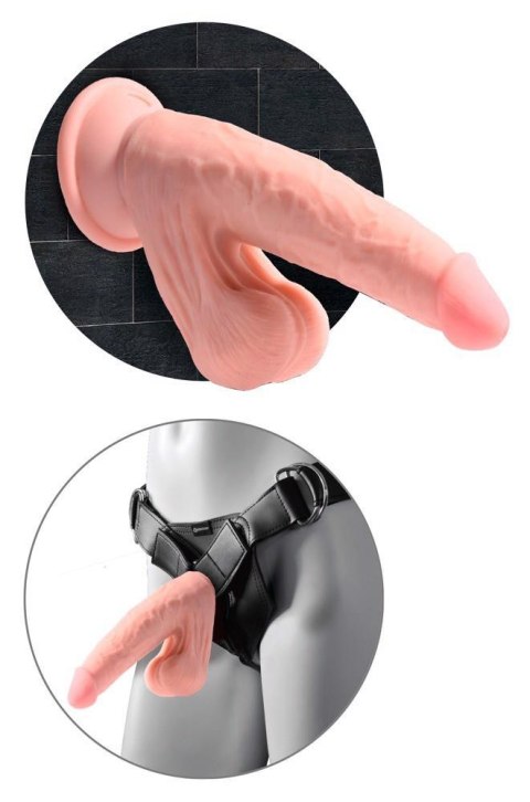 6in. TDC With Swinging Balls - Realistyczne dildo cyberskóra