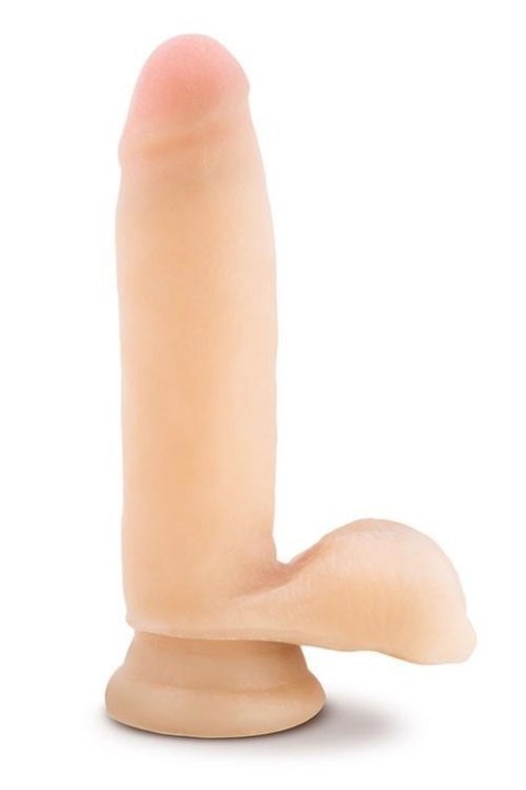 AU NATUREL 7INCH SENSA FEEL DILDO BEIG - Realistyczne dildo cyberskóra