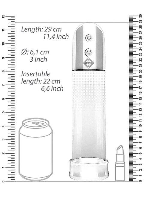 Automatic Luv Pump - Transparent - Automatyczna pompka powiekszająca penisa