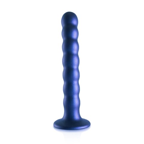 Beaded Silicone G-Spot Dildo - 6,5'' / 16,5 cm - dildo analne