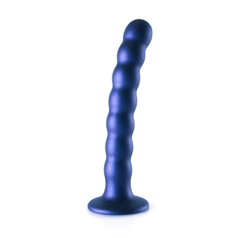 Beaded Silicone G-Spot Dildo - 6,5'' / 16,5 cm - dildo analne