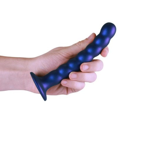 Beaded Silicone G-Spot Dildo - 6,5'' / 16,5 cm - dildo analne