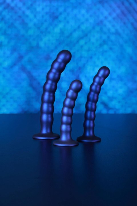 Beaded Silicone G-Spot Dildo - 6,5'' / 16,5 cm - dildo analne