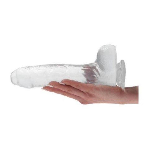 Dildo Clear Passion XL - Dildo z przyssawką