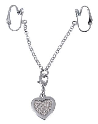 Intimate Heart-shaped Chain - Zaciski na sutki