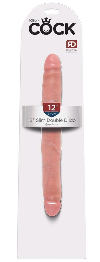 KC 12" Slim Double Dildo - podwójne dildo