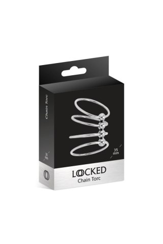 LOCKED CHAIN TORC 35 MM (Size: T1) - pierścień erekcyjny