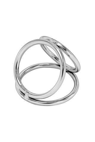 LOCKED TRIPLE RING 50/37/45 MM (Size: T2) - pierścień erekcyjny