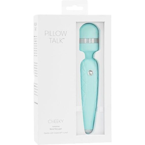 Pillow Talk - Cheeky Wand Massager Teal - wibrator Wand