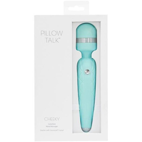 Pillow Talk - Cheeky Wand Massager Teal - wibrator Wand