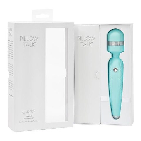 Pillow Talk - Cheeky Wand Massager Teal - wibrator Wand