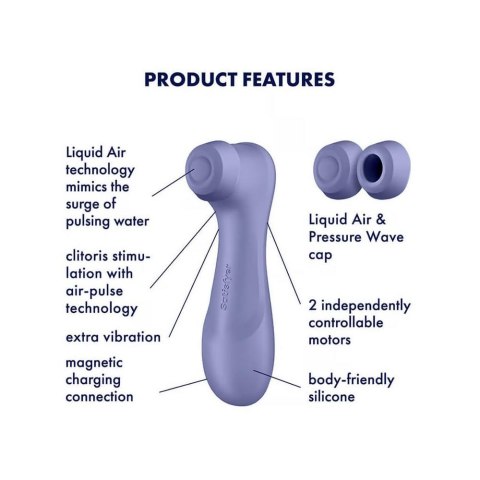 Satisfyer Pro 2 Generation 3 with Liquid Air lilac