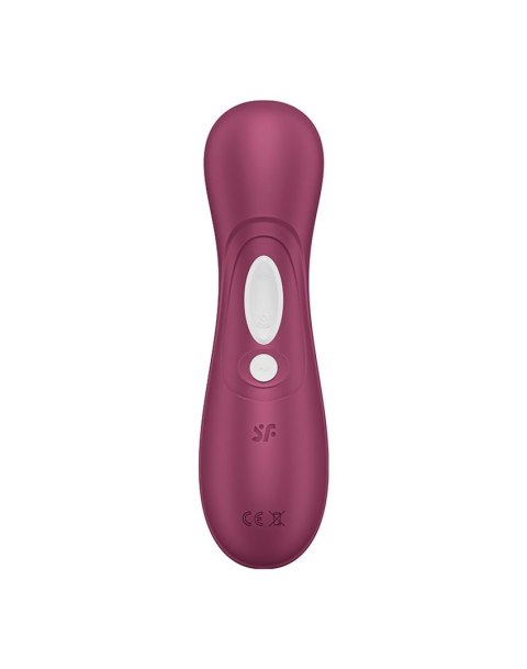 Satisfyer Pro 2 Generation 3with Liquid Air Technology, Vibration and Bluetooth/App wine red