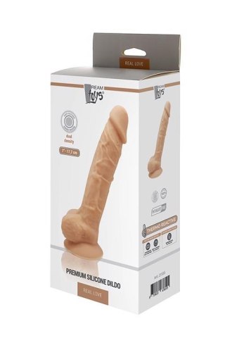 REAL LOVE DILDO 7INCH FLESH - Realistyczne dildo na przyssawce