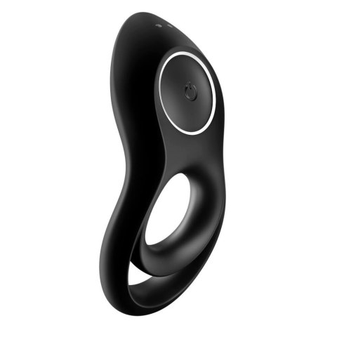 Satisfyer Ring - Legendary Duo (Black) - WIbrujący pierścień erekcyjny