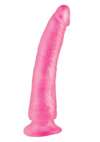 Slim 7 Inch with Suction Cup Pink - Dildo z przyssawką