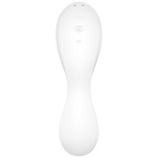 Satisfyer Curvy Trinity 5 White - masażer łechtaczki